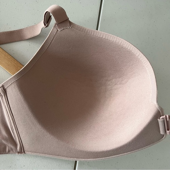 SOMA Enbliss Front Close Racerback Sport Bra Flexible Underwire Adobe Rose 40C - Picture 10 of 14